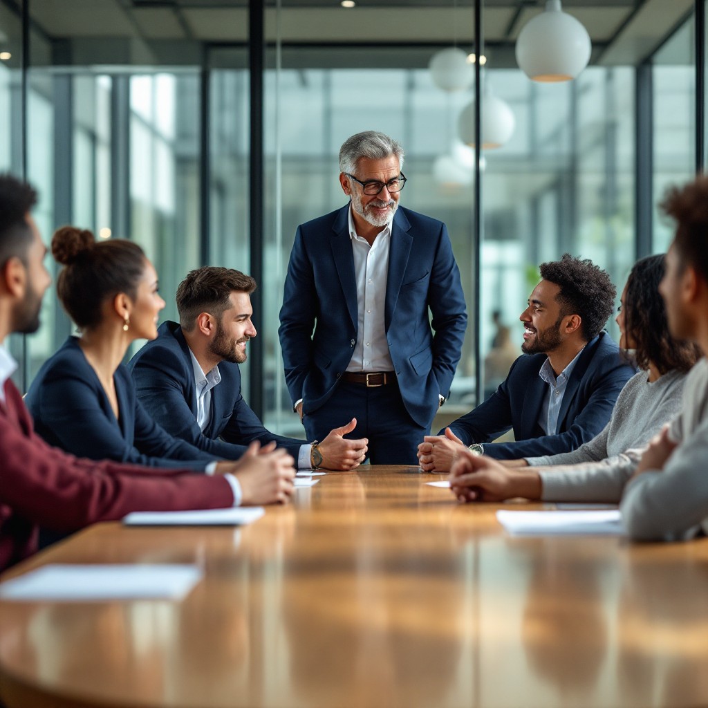 Group of people in a meeting
